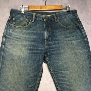 Levis Mens 559 Relaxed Straight Fit Blue Jeans size 33x32 Cotton Denim Pants‎